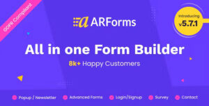 ARForms Plugin GPL v5.8 – WordPress Form Builder