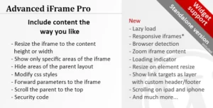 Advanced iFrame Pro GPL v2022.7 Latest Version