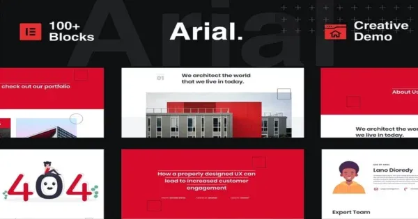 Architecture Construction Website Templates Download – Arial
