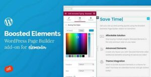 Boosted Elements For Elementor GPL v5.9 | WordPress Page Builder Add-on GPL