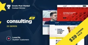 Consulting – Business, Finance WordPress Themes