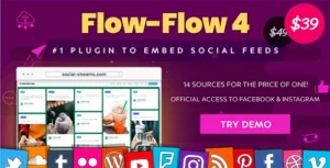 FLOW FLOW SOCIAL STREAM PLUGIN 4.9.5 GPL