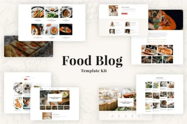 Food Blog Elementor Template Kit – Especio