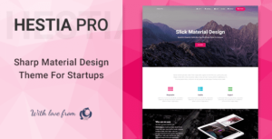 Hestia Pro GPL Theme v3.0.29 – Modern Material Design Website