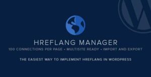 Hreflang Manager GPL v1.31 – WordPress Plugin