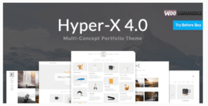 HyperX – Responsive WordPress Portfolio Theme
