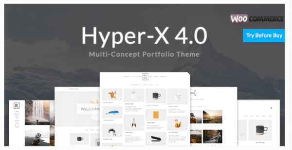 HyperX – Responsive WordPress Portfolio Theme