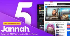 Jannah News Theme GPL v7.0.5 – Newspaper Magazine AMP BuddyPress Website