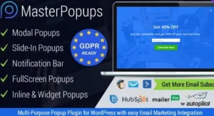 Master Popups WordPress Plugin 3.8.7 – Popup Plugin for Lead Generation