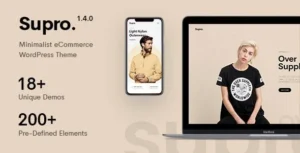 SUPRO MINIMALIST WOOCOMMERCE THEME 1.8.2