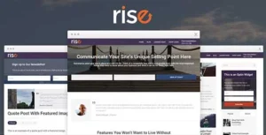 Thrive Themes Rise WordPress Theme GPL