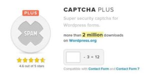 Captcha Plus Plugin v5.1.5 GPL