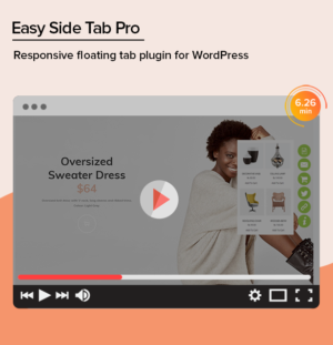 Easy Side Tab Pro v2.0.6 - Responsive Floating Tab Plugin For Wordpress