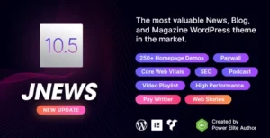 JNews v11.1.1 – WordPress Newspaper Magazine Blog Theme