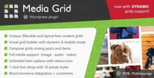 MEDIA GRID RESPONSIVE PORTFOLIO PLUGIN 7.6.0