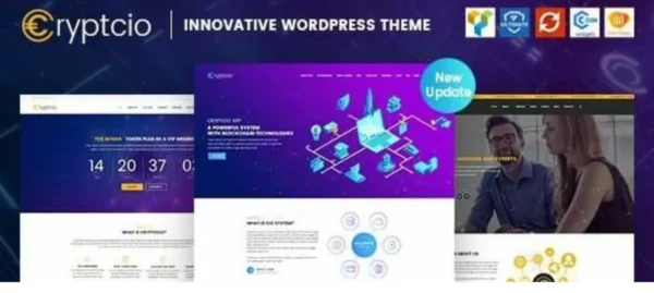 Cryptcio Theme GPL v1.6.6 – Innovative WordPress Theme
