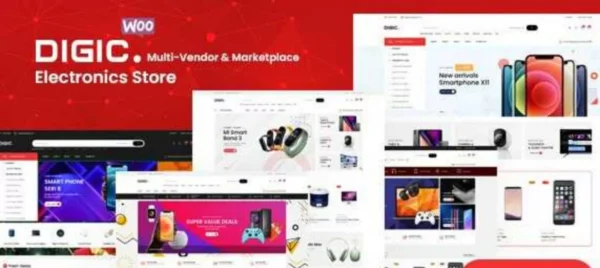 Digic Theme GPL v1.0.4 – Electronics Store WooCommerce Theme