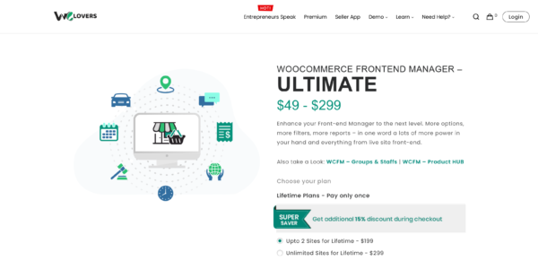 WooCommerce Frontend Manager 6.7.1 + 5 Addons