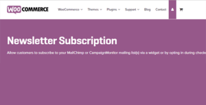 WooCommerce Newsletter Subscription GPL v4.0.0