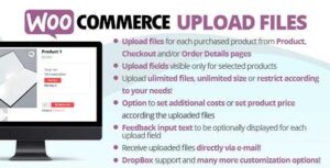WooCommerce Upload Files GPL v75.3