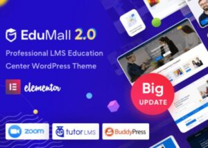 EduMall WordPress Theme – Professional LMS Education Center Theme GPL - anushop