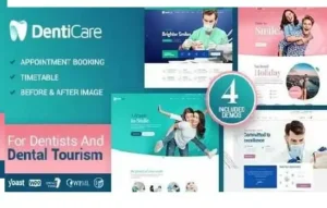 DentiCare Theme GPL v1.3.4  – Medical, Dentist & Dental Clinic