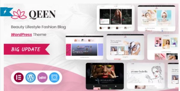 Qeen - Fashion Lifestyle Blog WordPress Theme