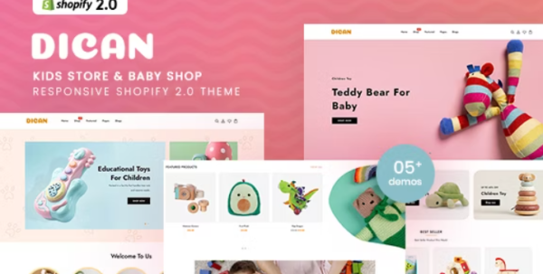 Dican - Kids Store & Baby Shop Shopify 2.0 Theme