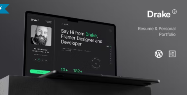 Drake - Personal Portfolio Theme GPL