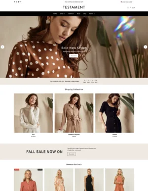 Testament Shopify theme GPL