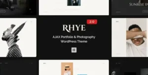 Rhye WordPress Theme  AJAX Portfolio Theme - anushop
