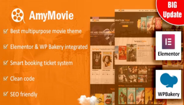 AmyMovie WordPress Theme GPL – Movie and Cinema