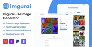 Imgurai – AI Image Generator (SAAS) GPL