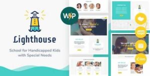 Lighthouse Theme GPL – School for Handicapped Kids WP Theme