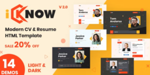 iKnow - Personal Portfolio HTML Template