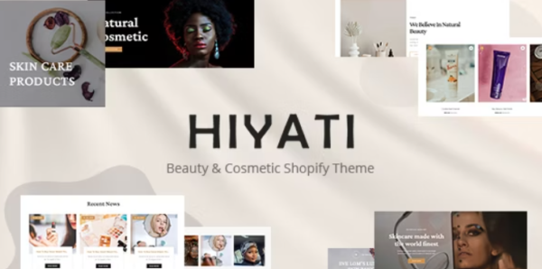 Hiyati - Beauty & Cosmetics Shopify Theme GPL