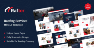 Rafter - Roofing Services HTML5 Template GPL