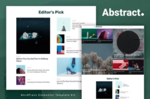 Abstract - Blog & Magazine Elementor Template Kit GPL