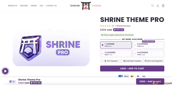 SHRINE THEME PRO - PREMIUM SHOPIFY THEME GPL