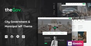 TheGov WordPress Theme GPL – Municipal and Government Theme