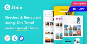 Golo - Directory & Listing, Travel WordPress Theme GPL