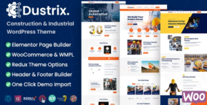 Dustrix - Construction and Industry WordPress Theme
