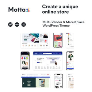 Motta – Multi-Vendor and Marketplace WordPress Theme GPL