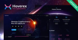Hoverex | Cryptocurrency, NFT & ICO WordPress Theme + Spanish GPL
