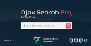 Ajax Search Pro - Live WordPress Search & Filter Plugin GPL