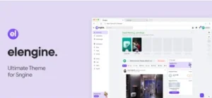 Elengine Theme for Sngine GPL