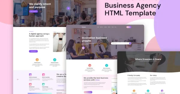 Innov - Creative Business Agency HTML Template GPL