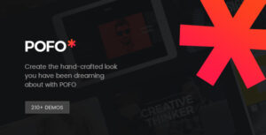 Pofo - Creative Portfolio and Blog WordPress Theme GPL