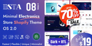 Dsta - Minimal Electronics Store Shopify Theme OS 2.0 GPL