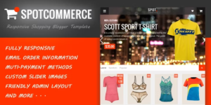 SpotCommerce - Blogger Shopping Template GPL